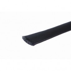 Black 40 mm - 63 mm Expandable Braided Mesh Cable Sleeving